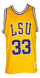 Shaquille O'Neal Signed Gold LSU Tigers Retro Brand Basketball Jersey BAS ITP Sports Integrity