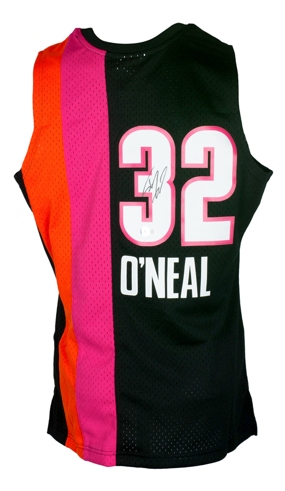 Shaquille O'Neal Signed Miami Heat Mitchell & Ness 2005-06 Basketball Jersey BAS