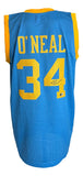 Shaquille O'Neal Los Angeles Signed Light Blue Basketball Jersey BAS