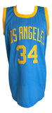Shaquille O'Neal Los Angeles Signed Light Blue Basketball Jersey BAS