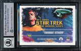 William Shatner Signed 2005 Rittenhouse Star Trek #79 Trading Card BAS Auto 10