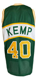 Shawn Kemp Seattle Signed Green Basketball Jersey BAS