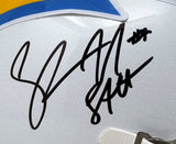 Shawn Merriman Signed Chargers Full Size Replica Speed Helmet Lights Out BAS