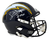 Shawn Merriman Signed Chargers Full Size T/B Replica Speed Helmet Lights Out BAS