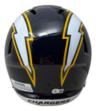 Shawn Merriman Signed Chargers Full Size T/B Replica Speed Helmet Lights Out BAS