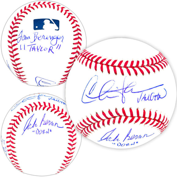 Sheen Bernsen Berenger Major League Signed Official MLB Baseball BAS
