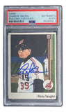 Charlie Sheen Signed Major League Stare Trading Card PSA/DNA Sports Integrity