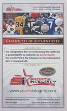 Jackie Slater Signed L.A. Rams 2001 Hall of Fame Goal Line Card HOF 01 SI