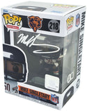 Mike Singletary Signed In White Chicago Bears Funko Pop #218 BAS