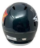 Devonta Smith Signed Eagles Super Bowl 59 FS Replica Helmet Fanatics w/ Case