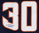 Ilya Sorokin New York Signed Alternate Navy Hockey Jersey JSA Hologram