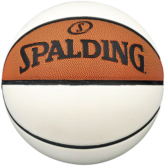 New Spalding Full Size NBA White Panel Basketball