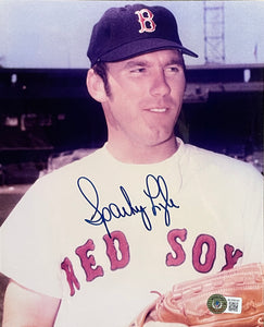 Sparky Lyle Boston Red Sox Signed 8x10 Baseball Photo BAS Sports Integrity