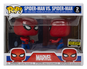 Marvel Spider-Man VS Spider-Man 2 Pack Funko Pop! Vinyl Figure