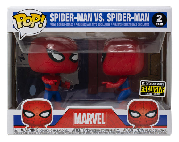 Marvel Spider-Man VS Spider-Man 2 Pack Funko Pop! Vinyl Figure Sports Integrity