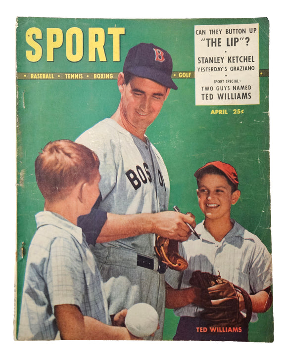 Ted Williams Boston Red Sox 1948 Sport Magazine Sports Integrity