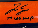 George Springer Astros Signed Victus MB50 Player Model Bat 17 WS MVP BAS