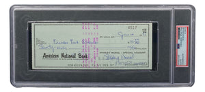 Stan Musial St. Louis Cardinals Signed Personal Bank Check PSA/DNA 85025564 Sports Integrity