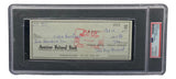 Stan Musial St. Louis Cardinals Signed Personal Bank Check PSA/DNA 85025604 Sports Integrity