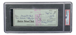 Stan Musial St. Louis Cardinals Signed Personal Bank Check PSA/DNA 85025610 Sports Integrity