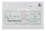 Stan Musial Signed St. Louis Cardinals Personal Bank Check #4542 BGS Sports Integrity