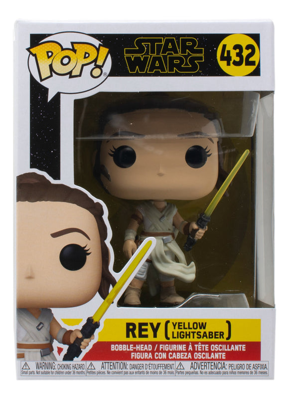 Star Wars Rey Yellow Lightsaber Funko Pop! Vinyl Figure #432