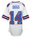 Stefon Diggs Signed White Custom Pro Style Football Jersey BAS ITP Sports Integrity
