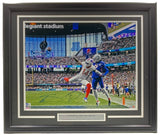 Stefon Diggs Trevon Diggs Signed Framed 16x20 Pro Bowl Photo BAS ITP