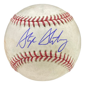 Stephen Strasburg Signed Washington Nationals 2019 Game Used Baseball PSA+MLB Sports Integrity