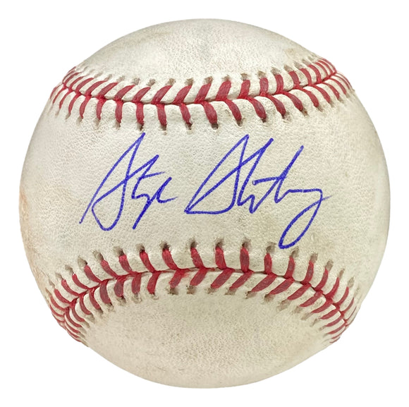 Stephen Strasburg Signed Washington Nationals 2019 Game Used Baseball PSA+MLB Sports Integrity