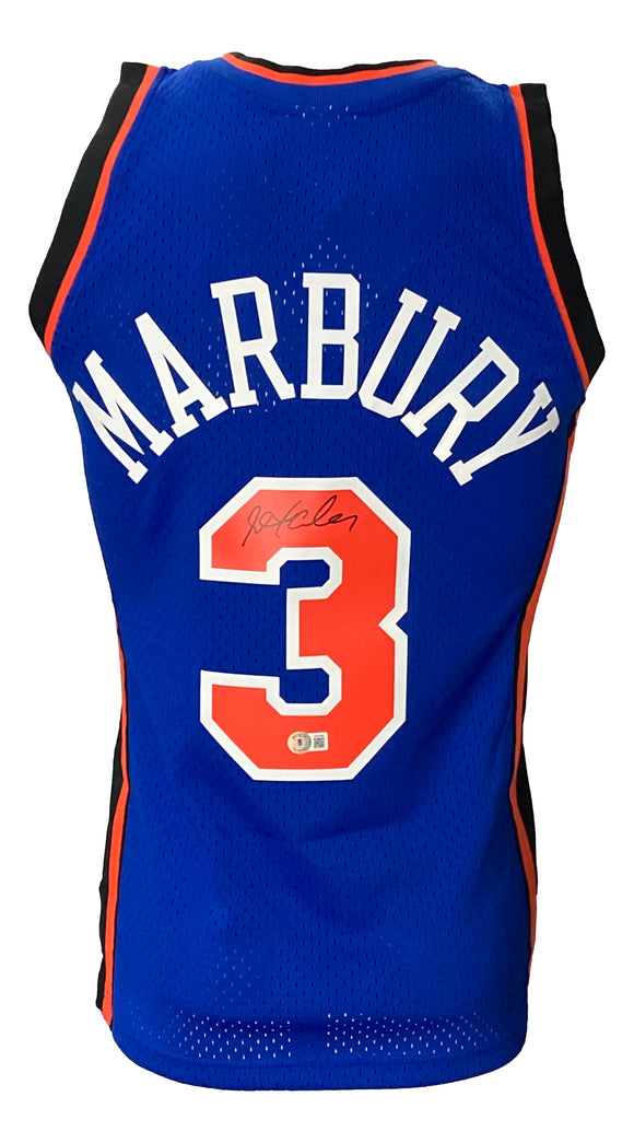 Stephon Marbury Signed New York Knicks 2005/06 M&N HWC Swingman Jersey BAS ITP Sports Integrity