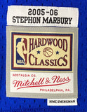 Stephon Marbury Signed New York Knicks 2005/06 M&N HWC Swingman Jersey BAS ITP Sports Integrity