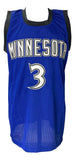 Minnesota Stephon Marbury Signed Custom Blue Pro-Style Basketball Jersey BAS ITP Sports Integrity