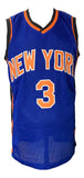 New York Stephon Marbury Signed Custom Blue Pro-Style Basketball Jersey BAS ITP Sports Integrity