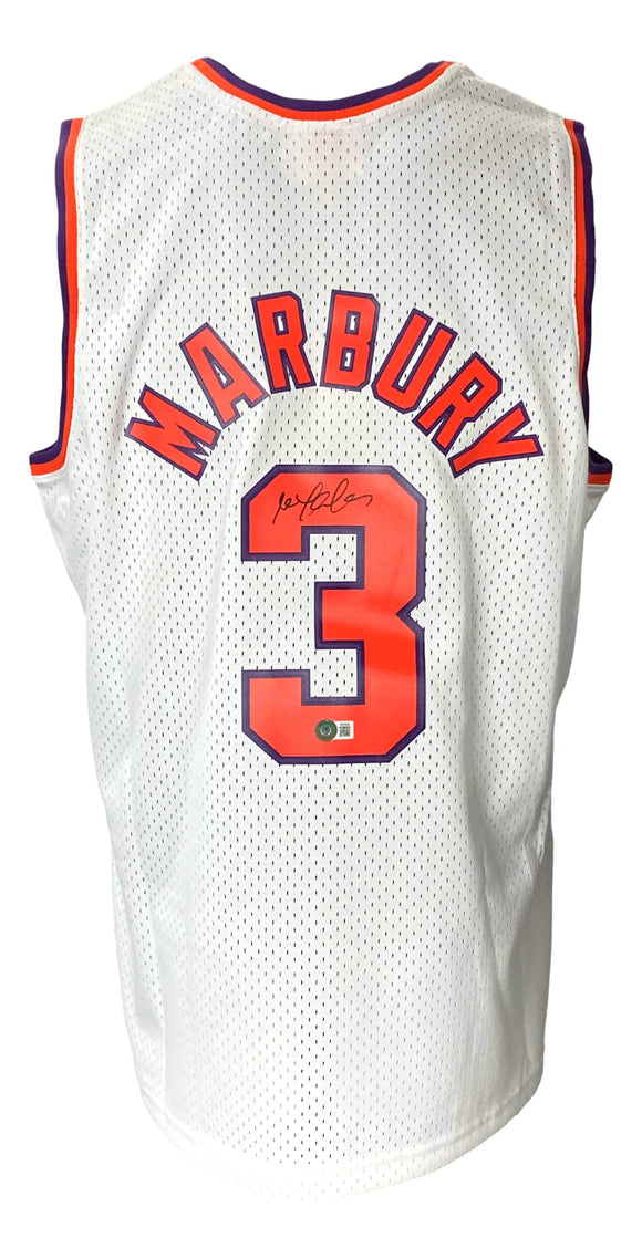 Stephon Marbury Signed Phoenix Suns 2002/03 M&N HWC Swingman Jersey BAS ITP Sports Integrity