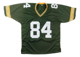 Sterling Sharpe Green Bay Signed Green Football Jersey BAS