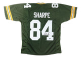 Sterling Sharpe Green Bay Signed Green Football Jersey BAS