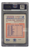 Sterling Sharpe Signed 1991 Topps 1000 Yard Club Packers Trading Card PSA/DNA Sports Integrity