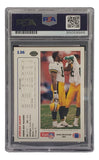 Sterling Sharpe Signed 1991 UD #136 Packers Trading Card PSA/DNA Gem MT 10 Sports Integrity