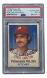 Steve Carlton Signed Phillies 1977 Hostess #117 Trading Card PSA/DNA Sports Integrity