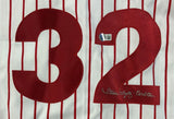 Steve Carlton Philadelphia Signed White Baseball Jersey Lefty BAS
