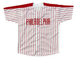 Steve Carlton Philadelphia Signed White Baseball Jersey Lefty BAS