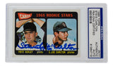 Steve Carlton Signed 1965 Topps Rookie Stars Cardinals Baseball Card #477 PSA/DNA Sports Integrity