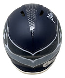 Steve Largent Signed Seattle Seahawks Mini Speed Helmet HOF 95 BAS
