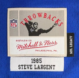 Steve Largent Signed Seattle Seahawks M&N 1985 Legacy Jersey HOF 95 BAS