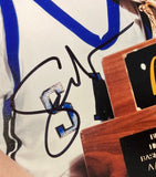 Steve Nash Signed 11x14 High School MVP Trophy Photo BAS Sports Integrity