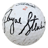Stewart Faldo Strange Calcavecchia Signed Titleist 2 Golf Ball BAS LOA - Sports Integrity