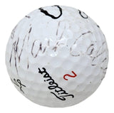 Stewart Faldo Strange Calcavecchia Signed Titleist 2 Golf Ball BAS LOA - Sports Integrity