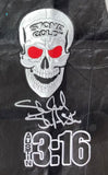 Stone Cold Steve Austin Signed Framed WWE Skull Vest 2 BAS