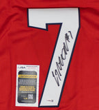 CJ Stroud Houston Signed Red Football Jersey JSA QR